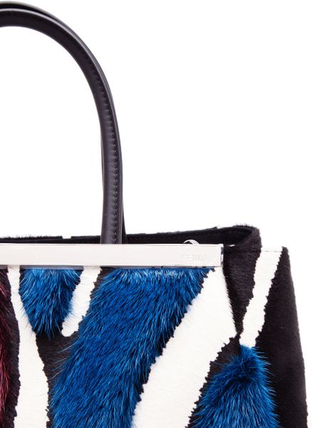 fendi zebra print bag