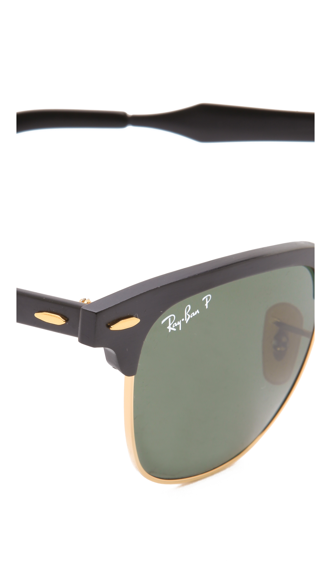 Lyst Ray Ban Oversized Two Tone Clubmaster Sunglasses In Black