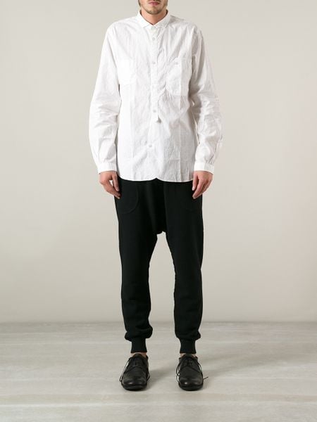 comme des garcons drop crotch pants