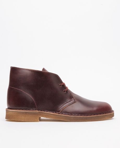 burgundy clarks boots