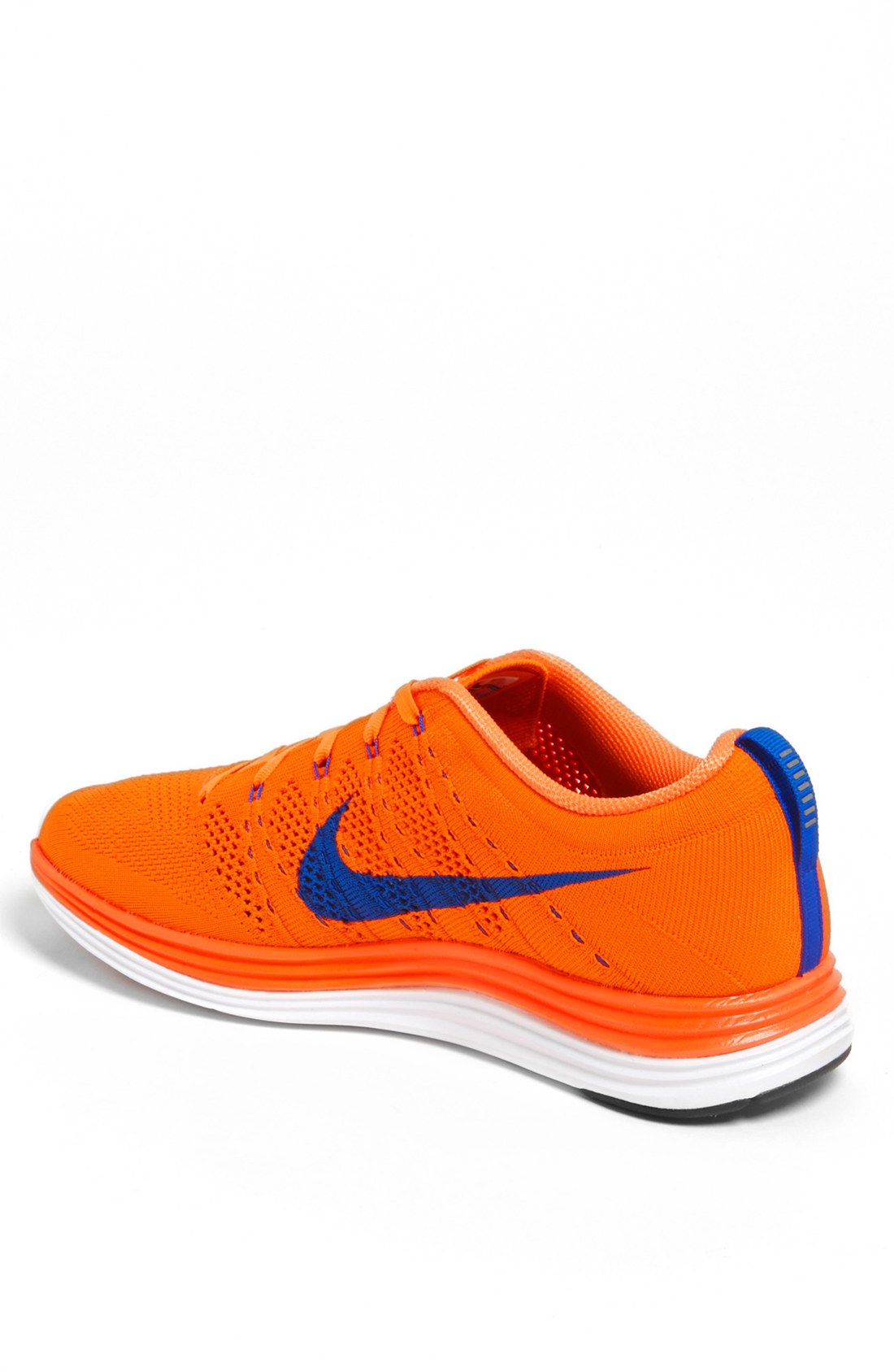 Nike Flyknit One Running Shoe in Orange for Men (Total Orange/ White