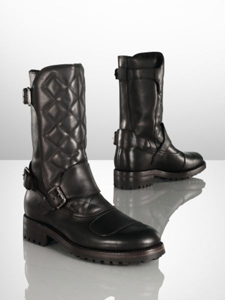 ralph lauren mens leather boots