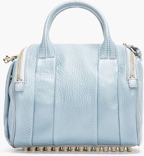 alexander wang blue bag