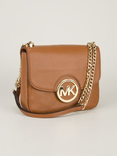 Michael Kors Chain Strap Shoulder Bag in Brown