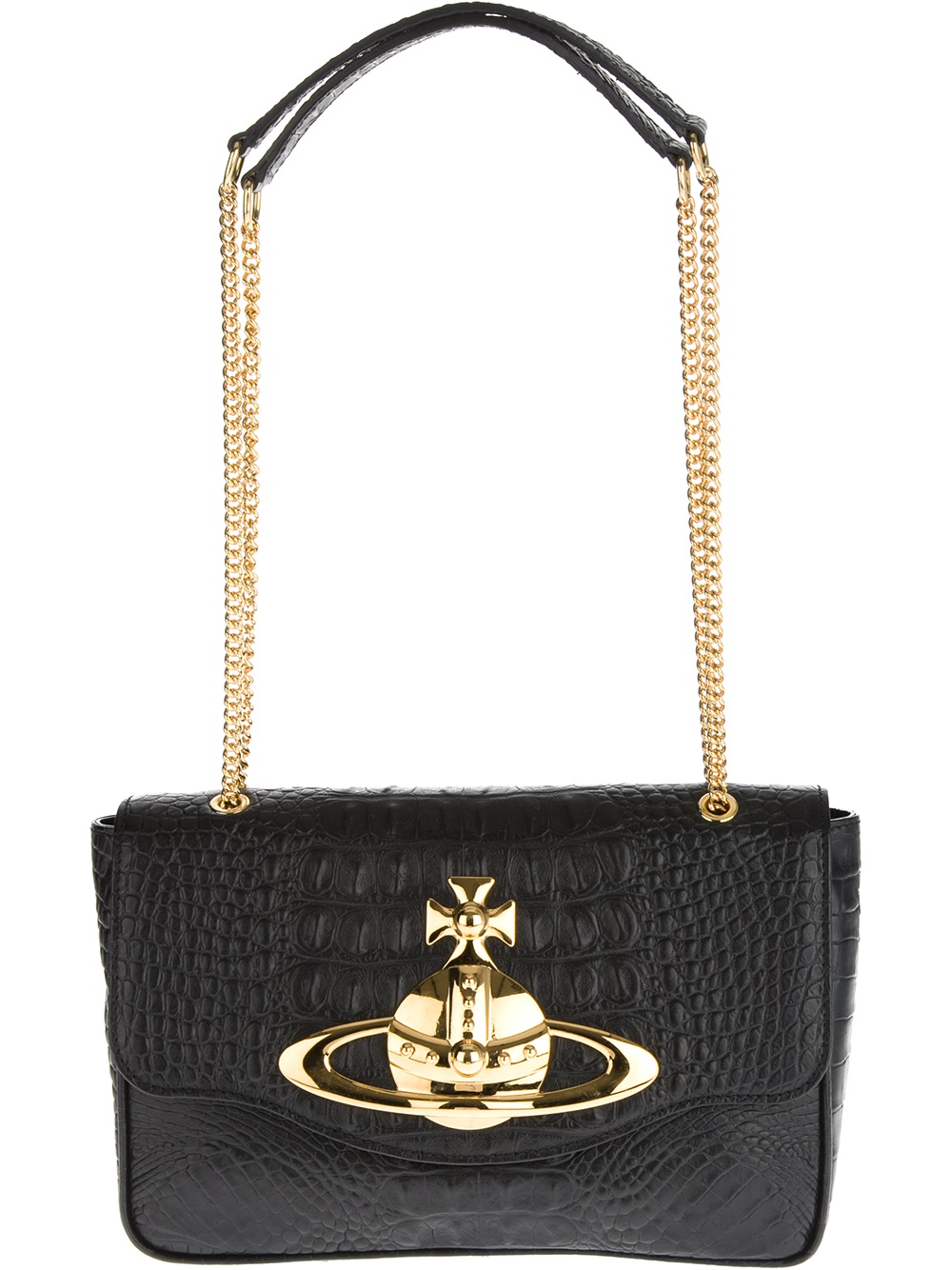 Vivienne Westwood Ebury Shoulder Bag In Black Lyst