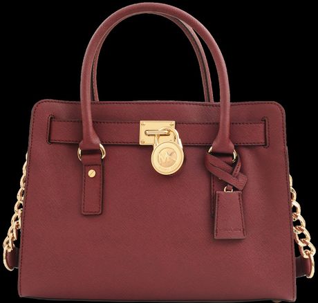 Michael Kors - Authenticated Selma Handbag - Leather Burgundy for Women, Very Good Condition