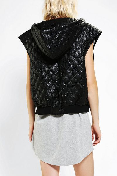 Urban Outfitters Cameo Friendly Fires Vegan Leather Vest in Black ...