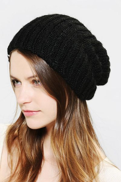 Urban Outfitters Coal Thrift Knit Beanie in Black | Lyst