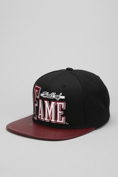 Urban Outfitters Hall Of Fame Atlanta Snapback Hat in Black for Men ...