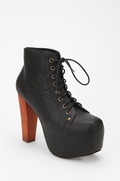 Jeffrey Campbell Leather Lita Boot in Black | Lyst