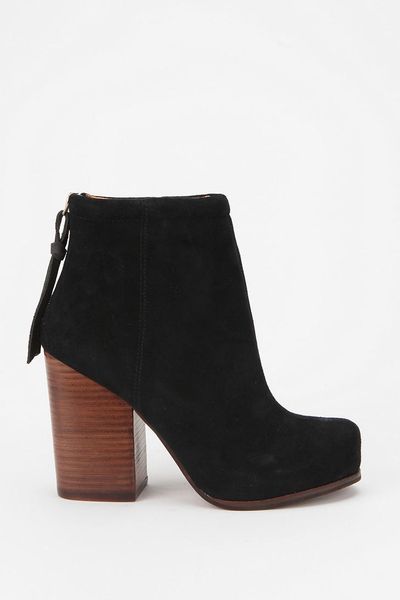 Jeffrey Campbell Suede Rumble Boot in Black | Lyst