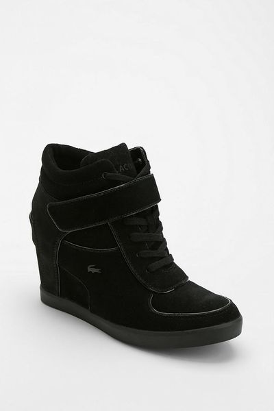 lacoste wedge sneakers