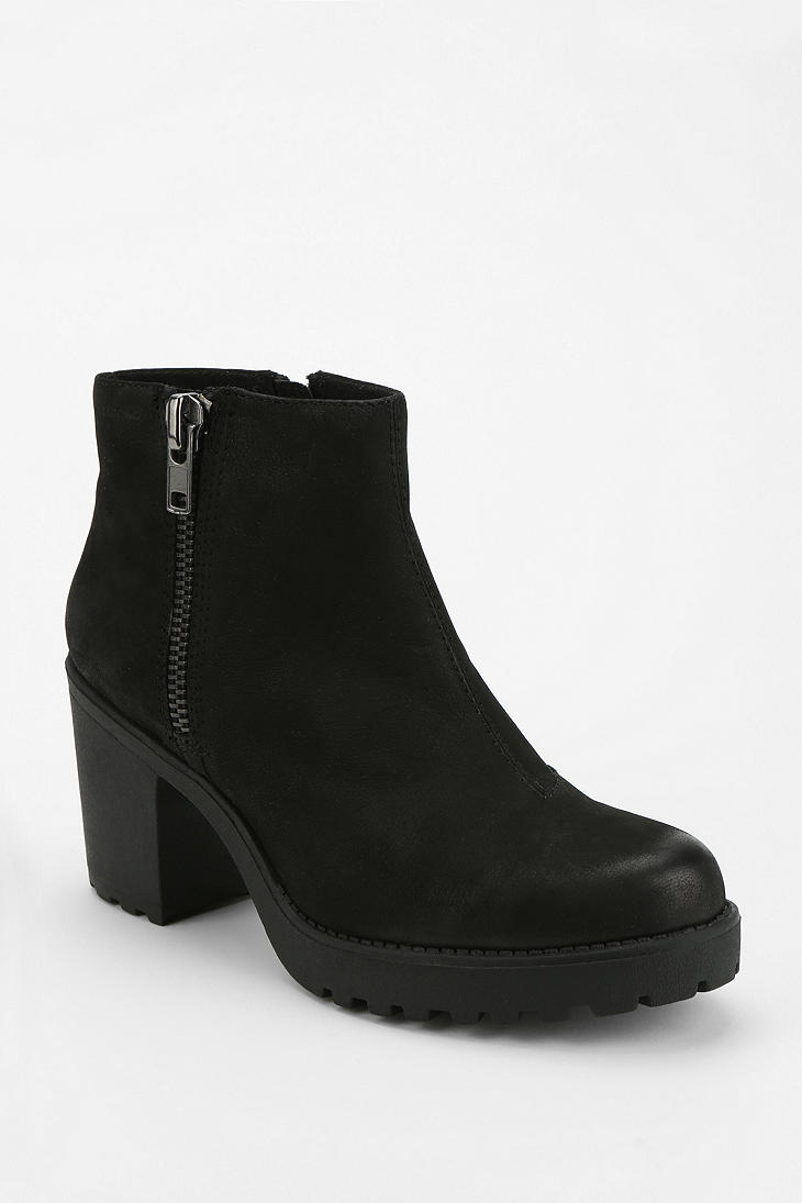 Urban Outfitters Vagabond Grace Heeled Boot in Black | Lyst