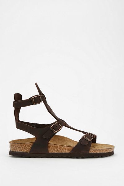 Urban Outfitters Birkenstock Chania Caged Leather Sandal in Brown ...