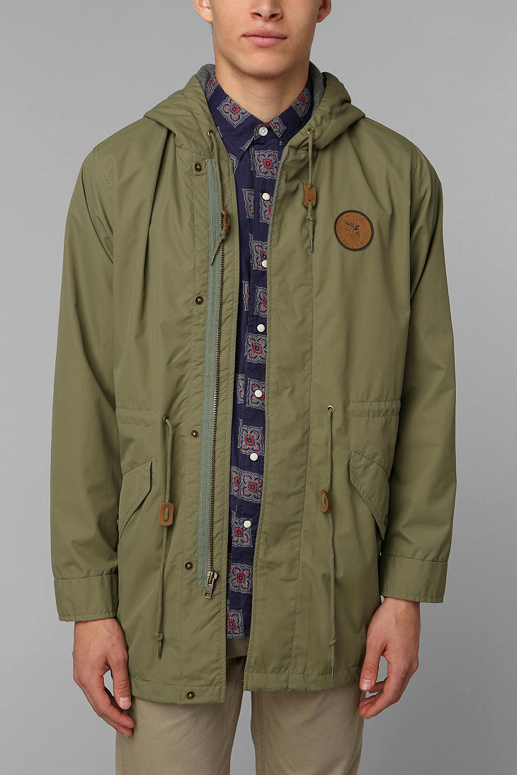 Urban Outfitters Loser Machine Rum Runner Fishtail Jacket in Green for ...