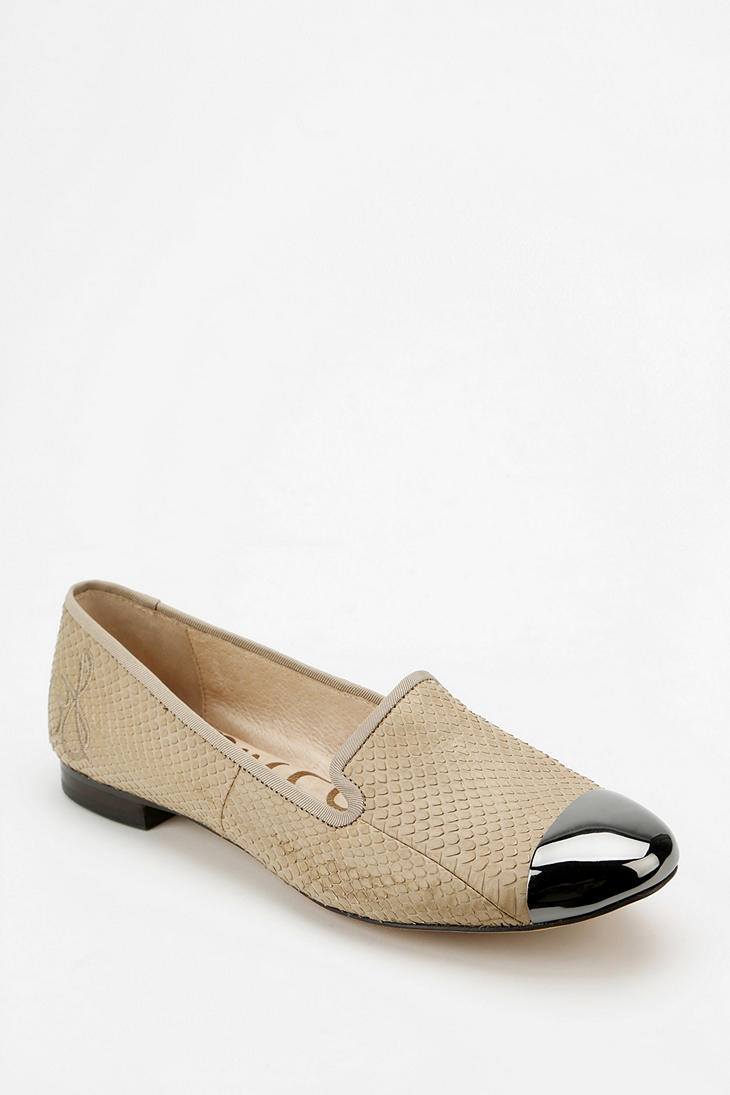 Urban Outfitters Sam Edelman Leather Aster Metal Tip Loafer in Gray ...