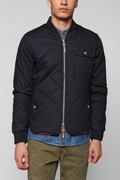 Urban Outfitters Native Youth Quilted Varsity Jacket in Blue for Men ...