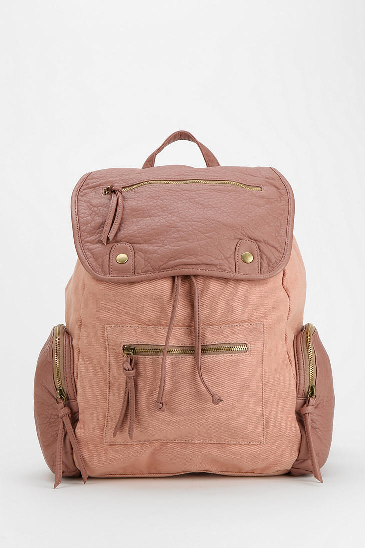 Urban Outfitters Cooperative Canvas Contrast Backpack in Pink | Lyst