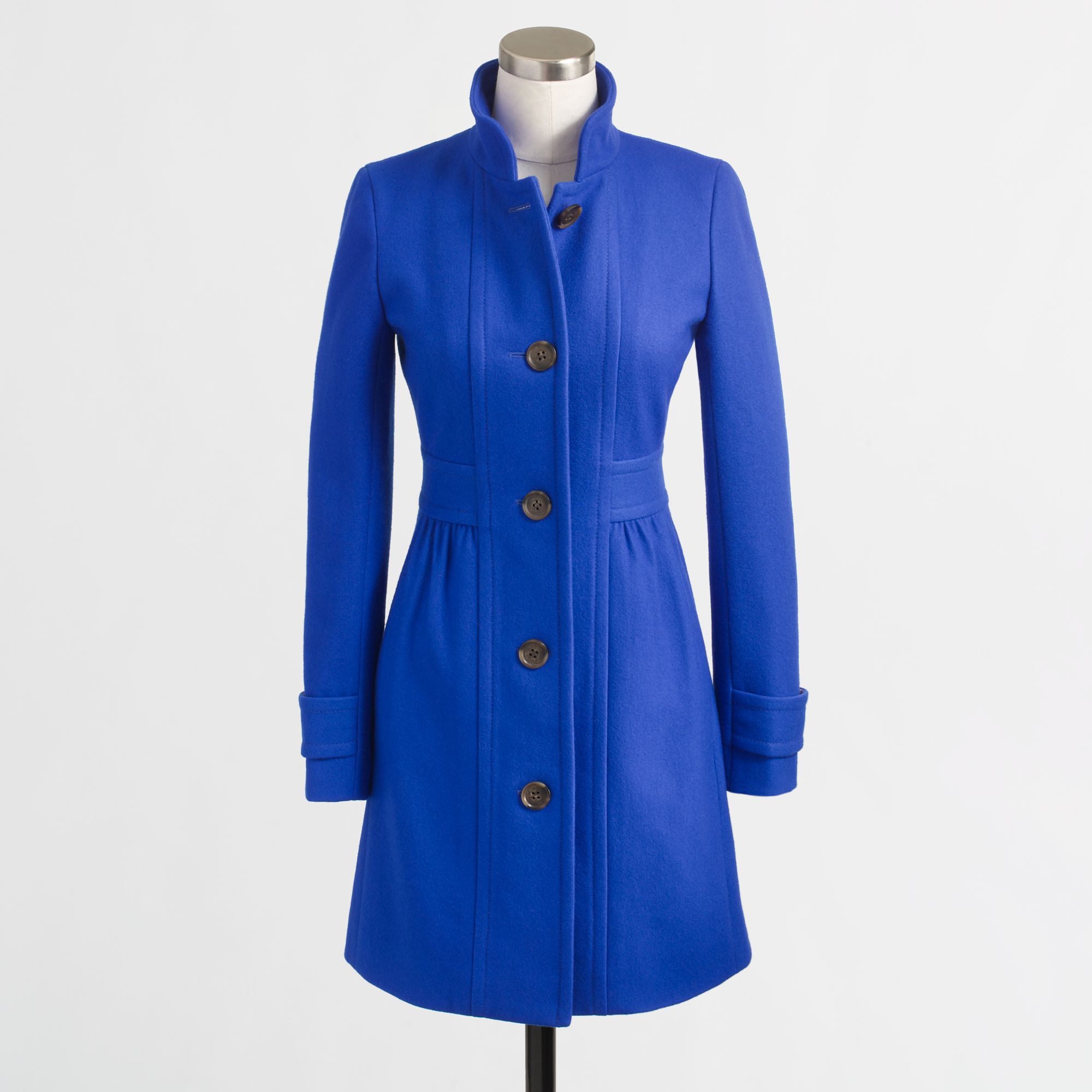 J.crew Factory Skirted Dress Coat in Blue (deep violet) Lyst