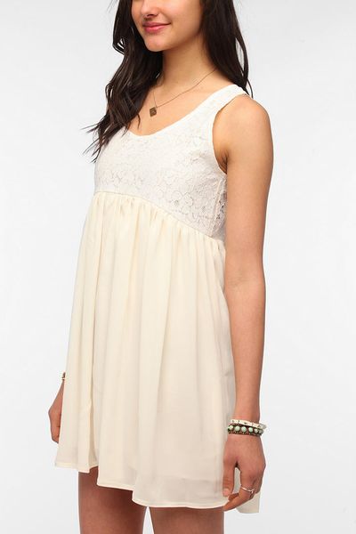Urban Outfitters One Only X Urban Renewal Crochet Babydoll Dress in