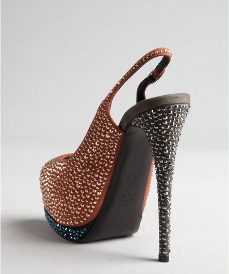 rust color pumps