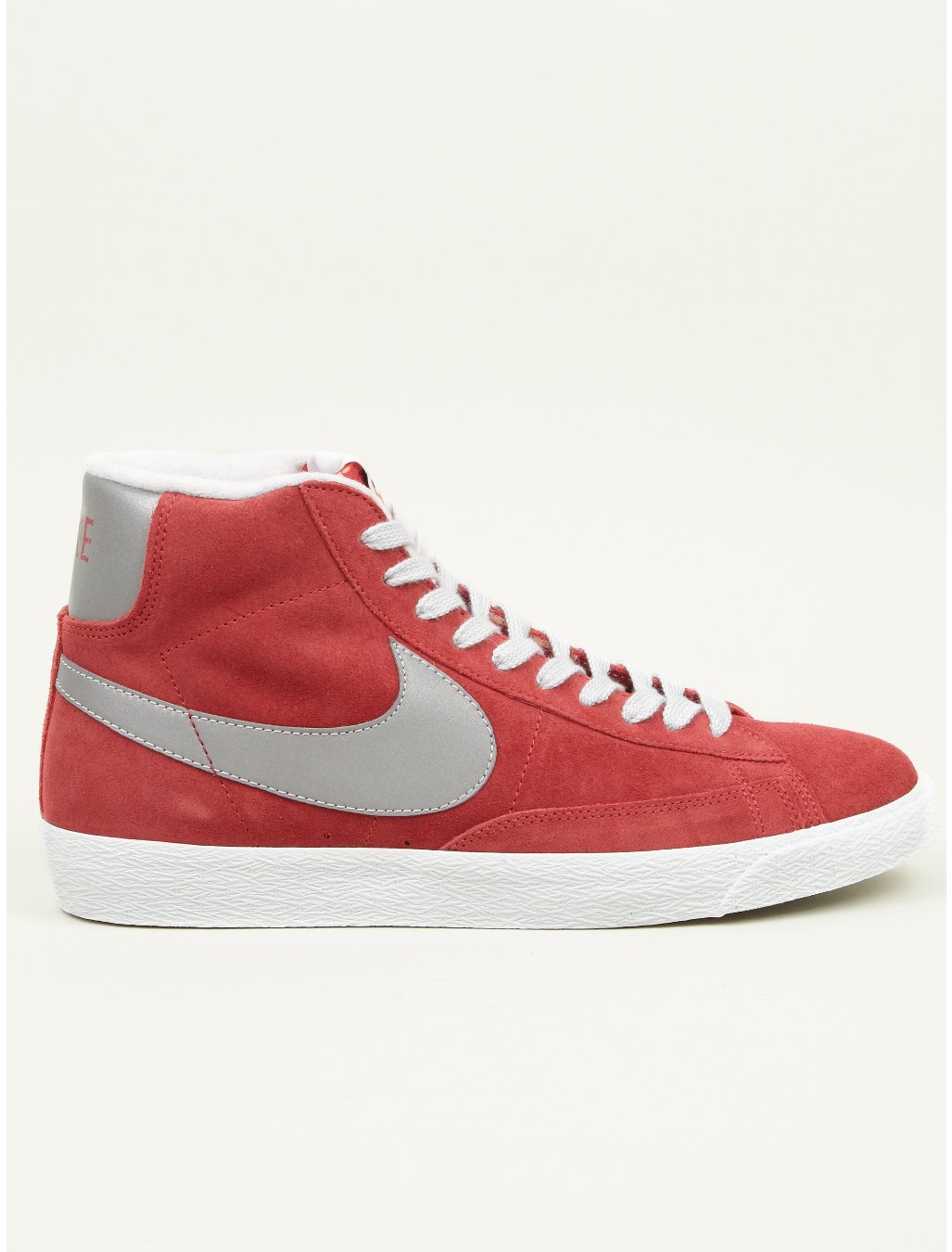 Nike Mens Red Blazer Mid Prm Vntg Suede Sneakers In Red For Men Lyst