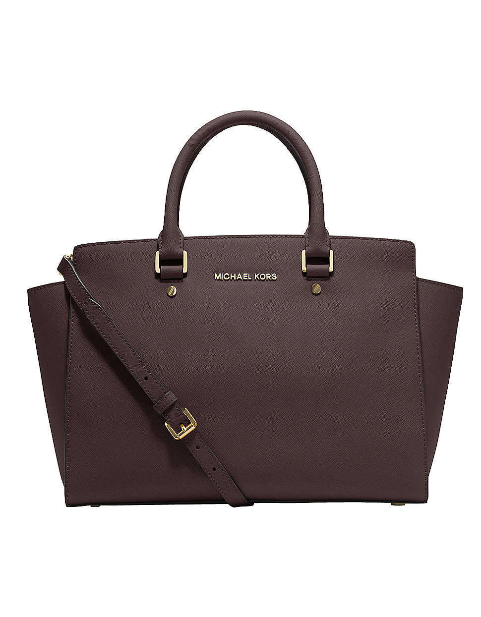 michael kors large saffiano leather satchel