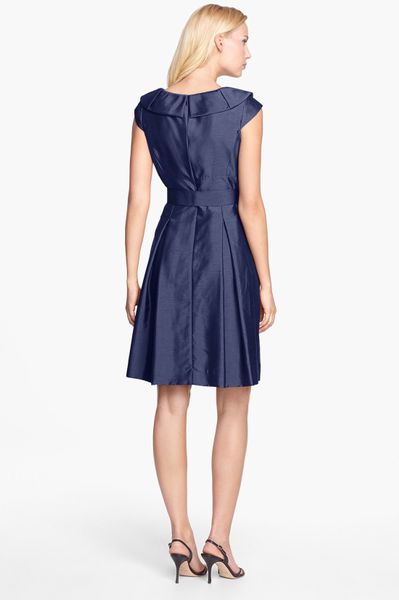 tahari navy gown