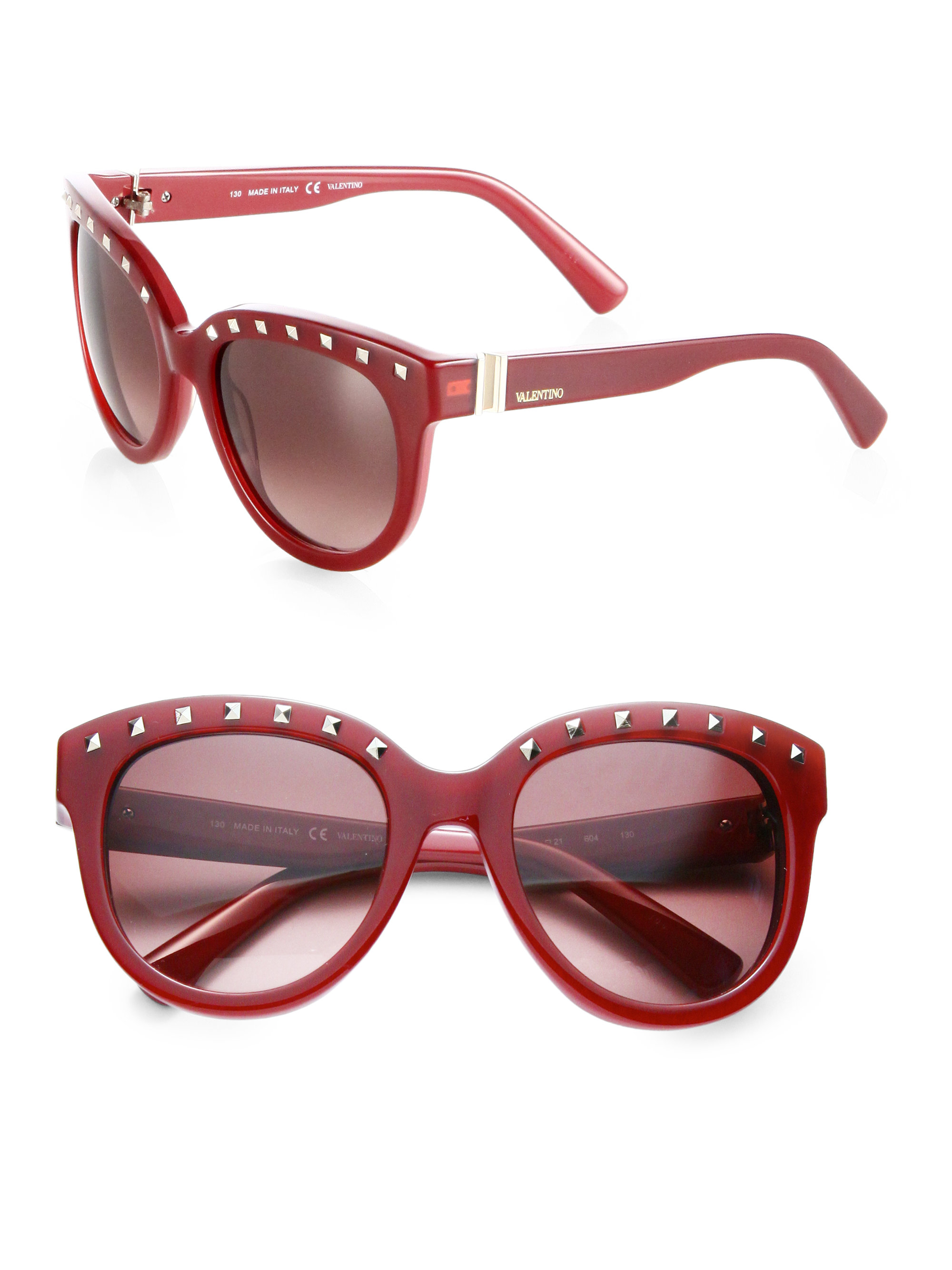 valentino round glasses