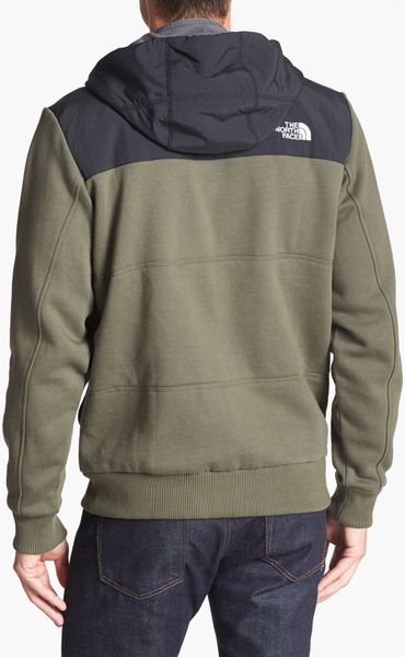 north face green sweatshirt