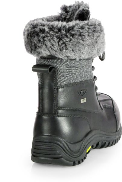 ugg shearling lined leather boots