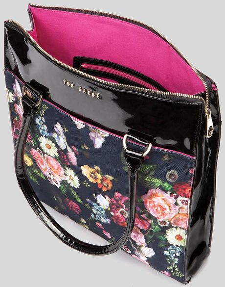 Ted Baker Tote Koola Floral Shopper In Black Lyst