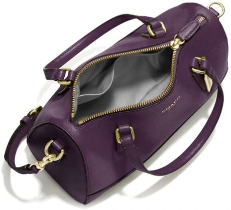 coach saffiano satchel