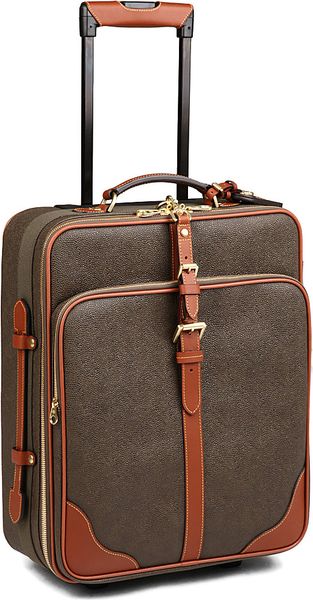 Mulberry Scotchgrain Twowheel Cabin Suitcase in Brown (Mole-cognac) | Lyst