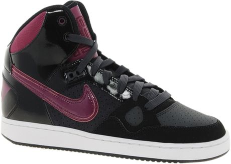 nike son of force mid black