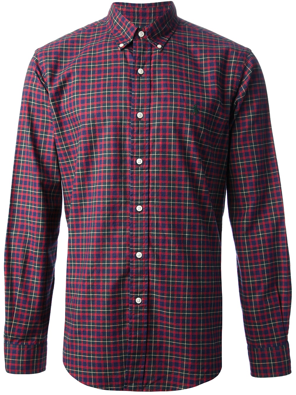 red checked mens shirt