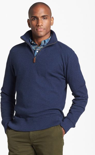 Polo Ralph Lauren Alpaca Half Zip Pullover in Blue for Men (Winter Navy Heather) | Lyst