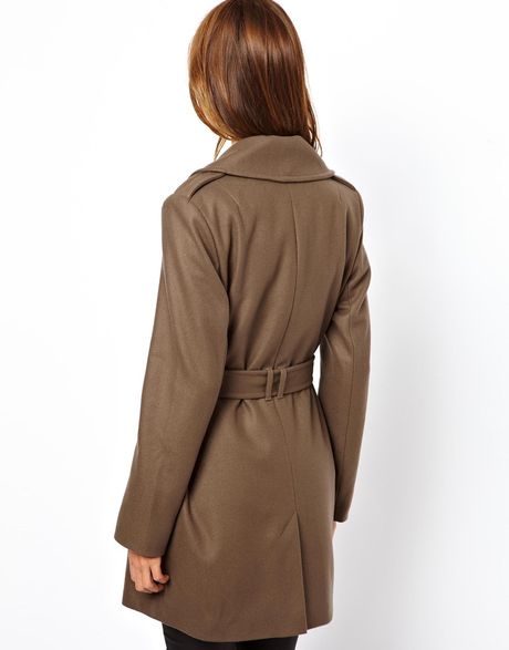 Kg By Kurt Geiger French Connection Classic Trench Coat in Wool in