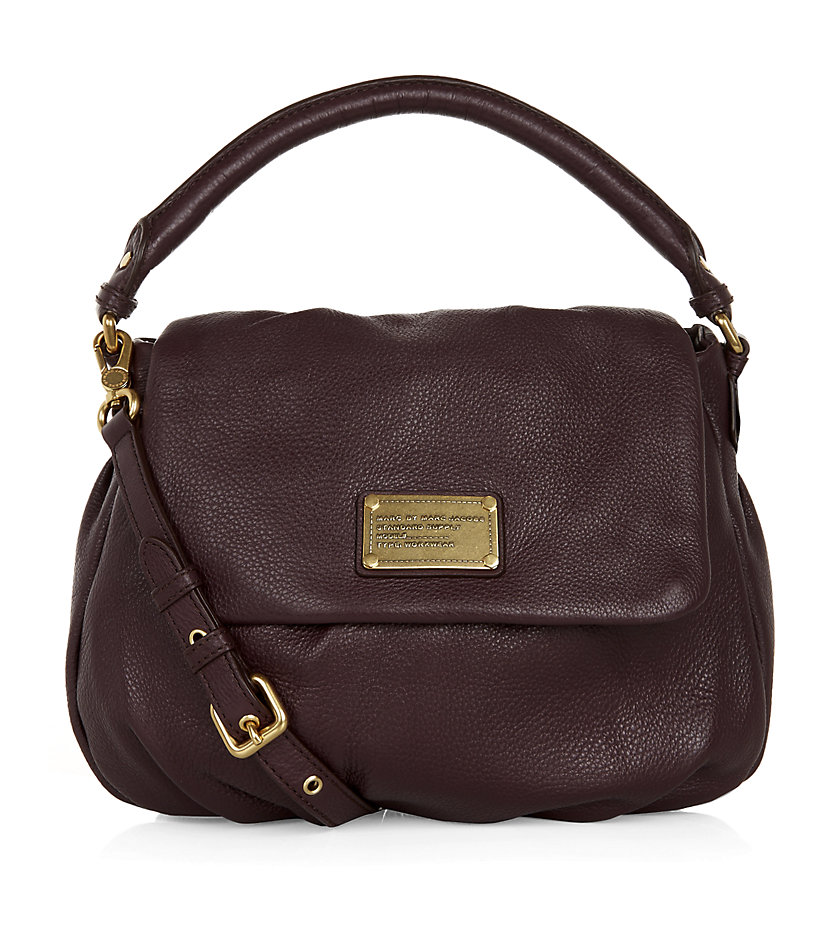 Marc By Marc Jacobs Classic Q Lil Ukita Shoulder Bag in Brown (gold) | Lyst