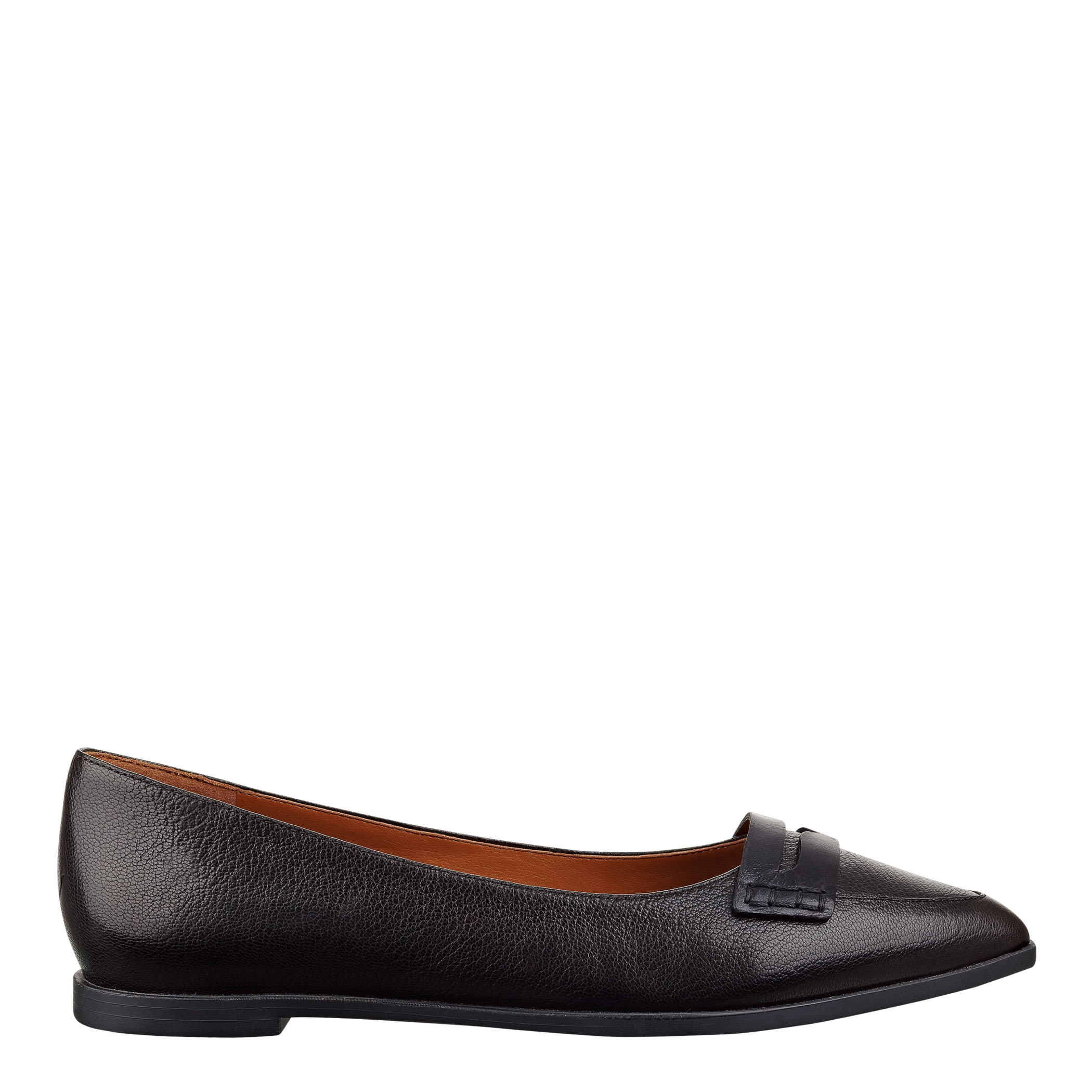 nine west black flats pointed toe