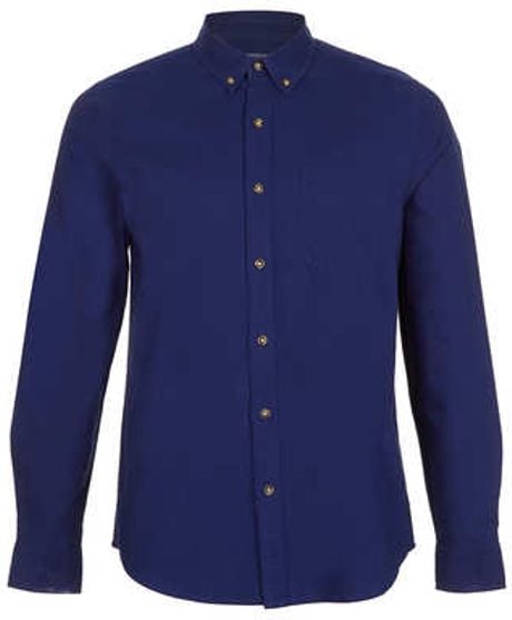 navy long sleeve shirt men's