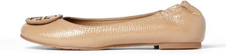 tory burch tan reva flats