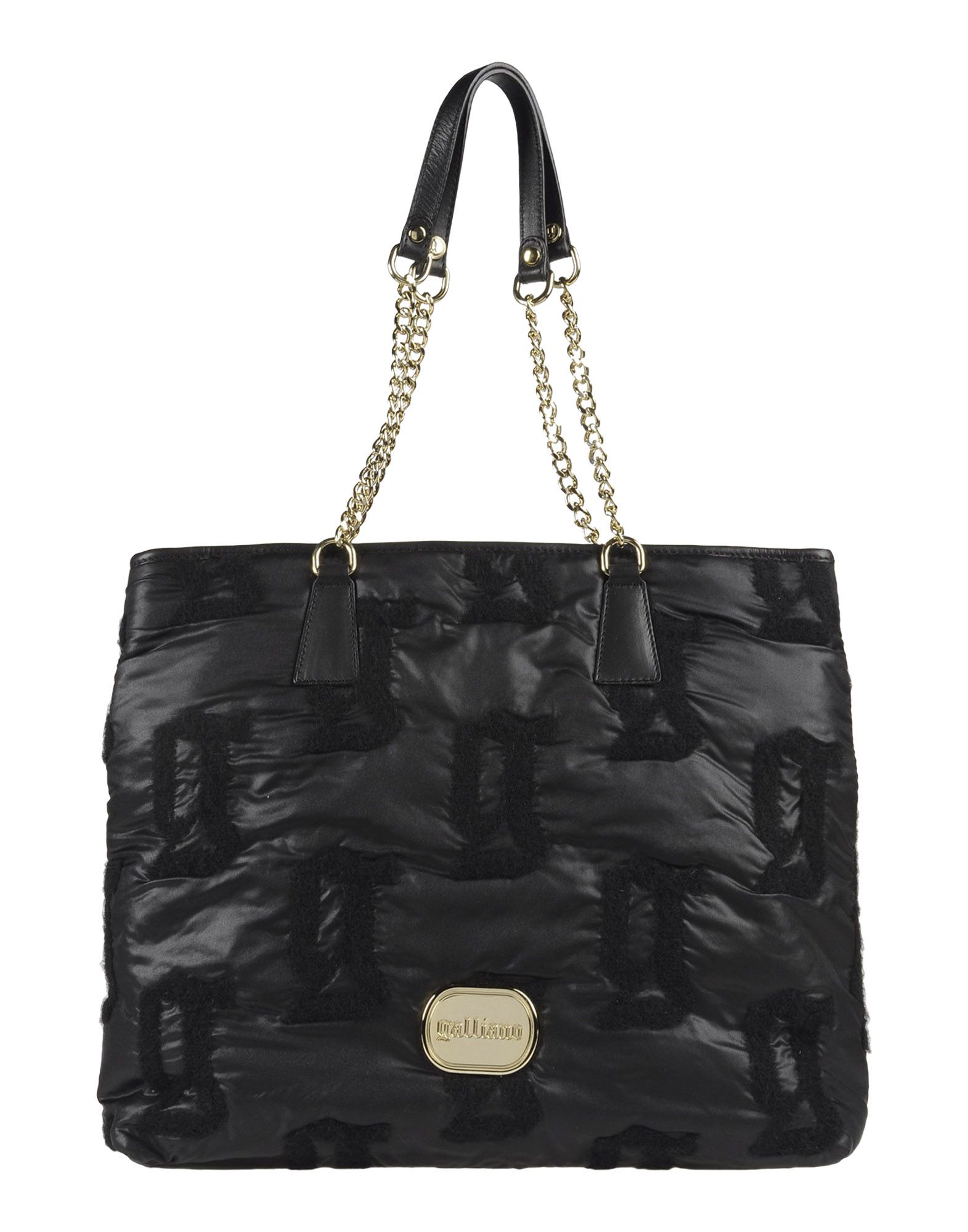 John Galliano Large Fabric Bag in Black Lyst