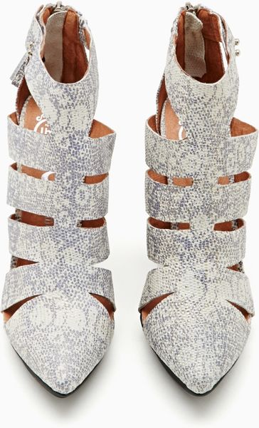 jeffrey campbell booties snakeskin