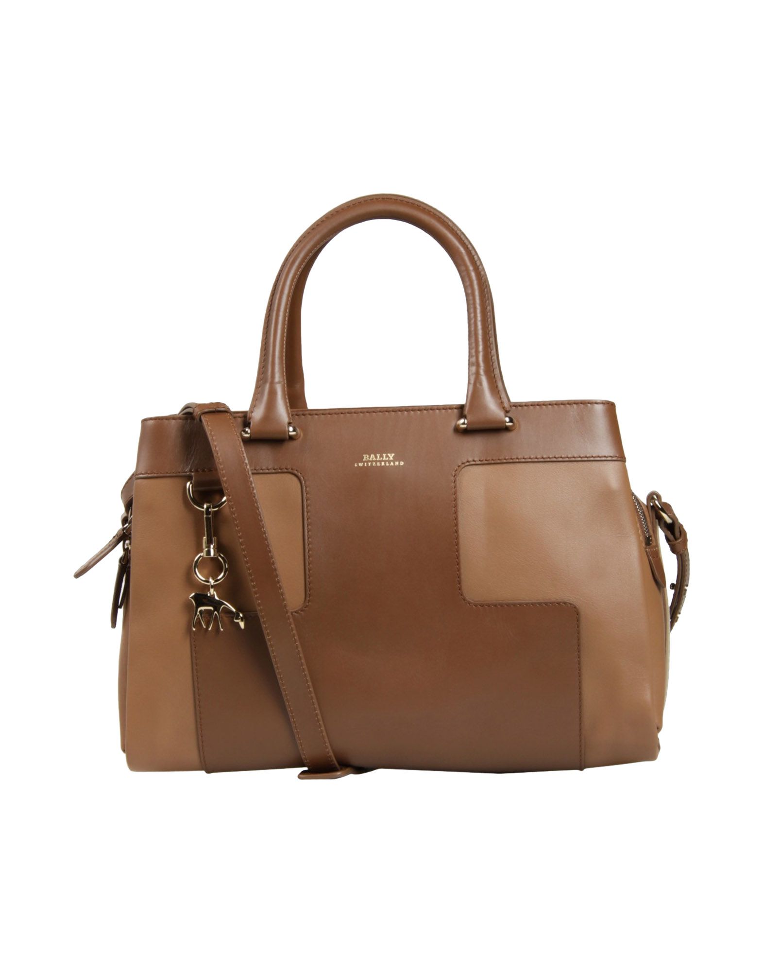 Bally Medium Leather Bag in Brown Lyst