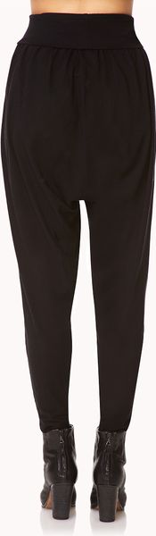 Forever 21 Nofuss Harem Pants in Black | Lyst