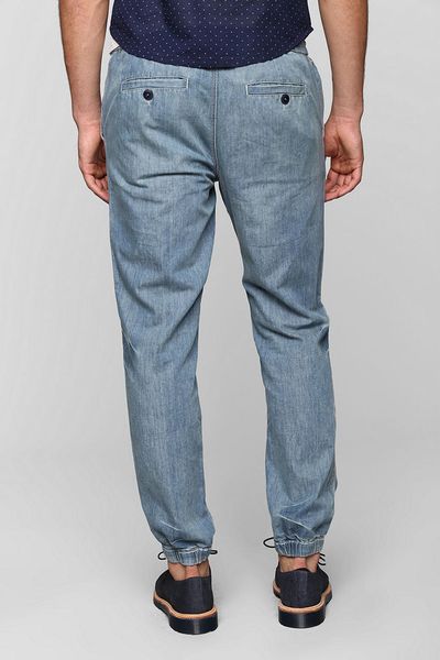 Urban Outfitters Your Neighbors Denim Jogger Pant in Blue for Men ...