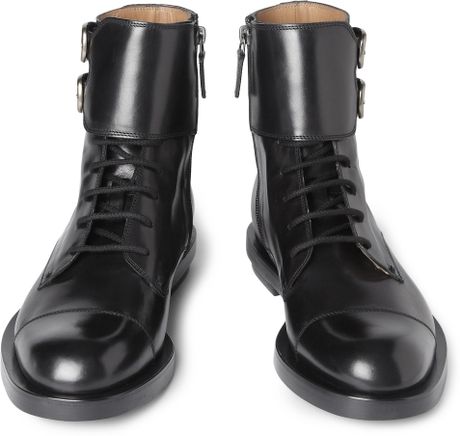 men's gucci boots with buckle