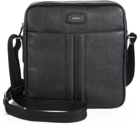 Tod&#39;s Leather Camera Bag in Black for Men | Lyst