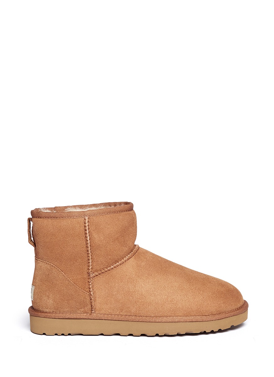 Ugg Classic Mini Boots in Beige (Neutral and Brown) Lyst